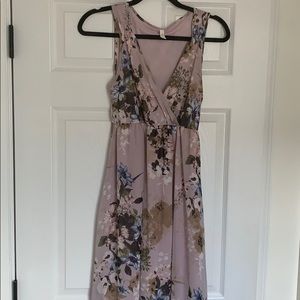 PinkBlush Nursing/maternity maxi/hi-lo dress